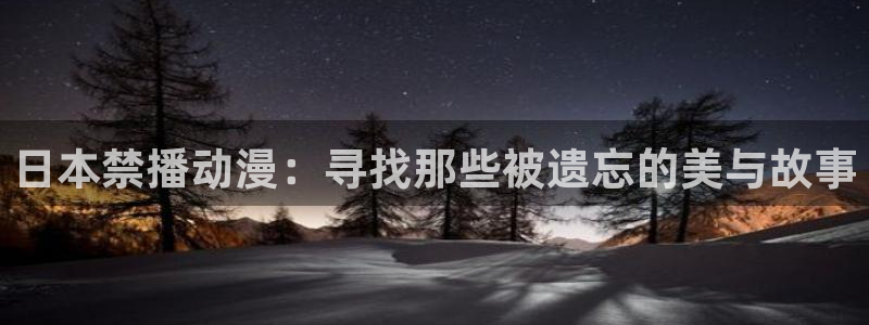 91动漫天堂：日本禁播动漫：寻找那些被遗忘的美与故事